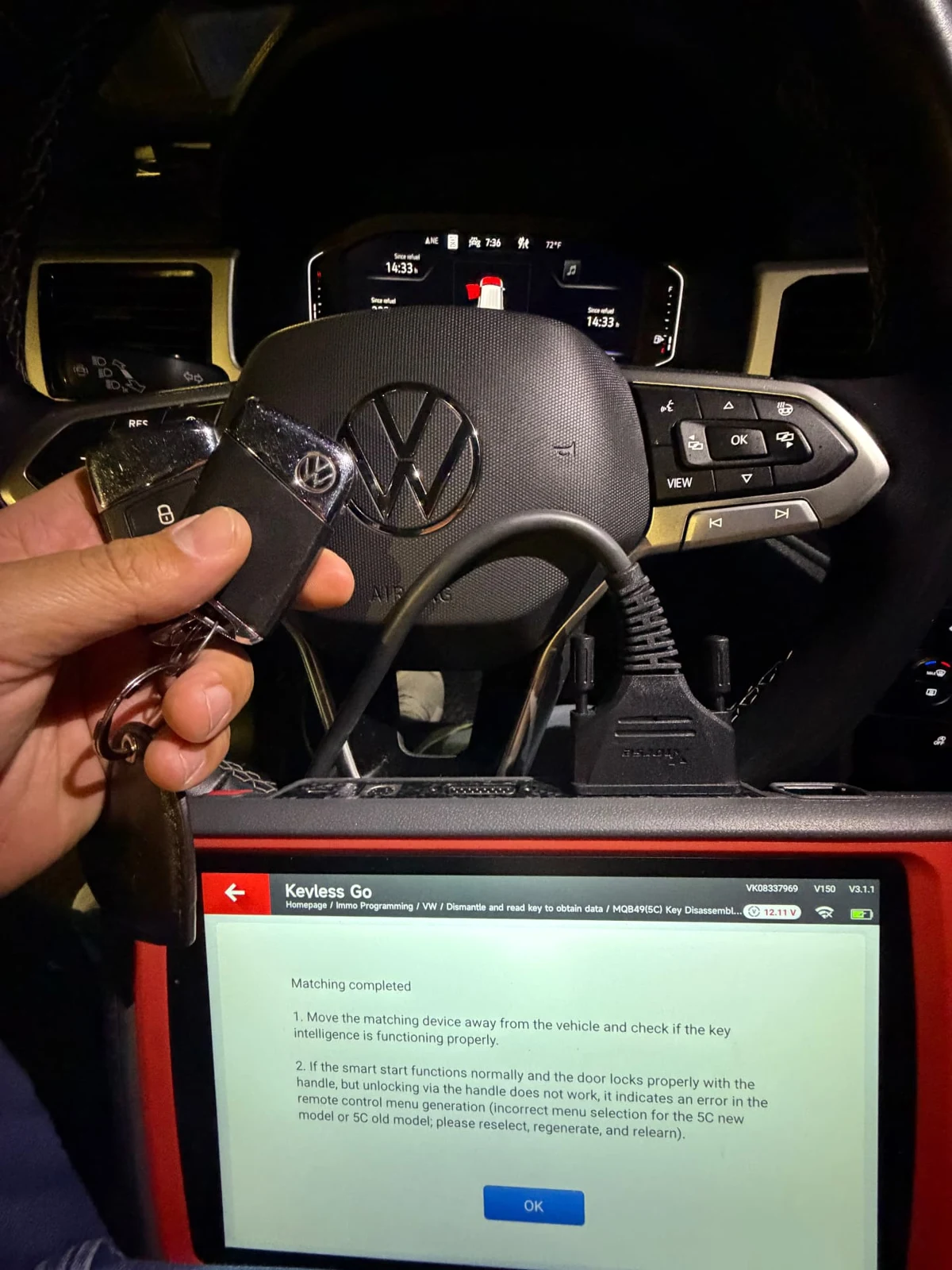 Volkswagen key programming